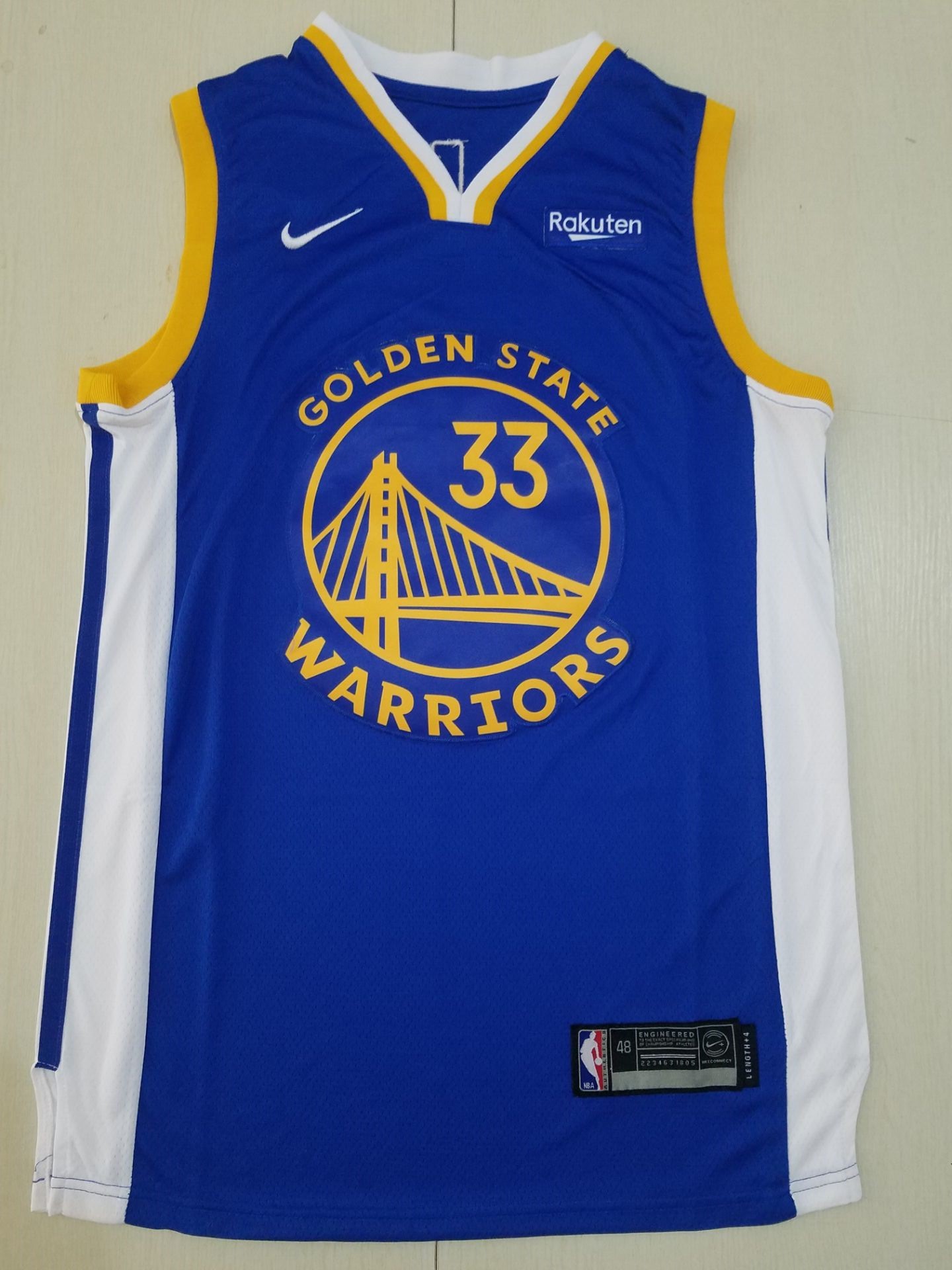 Men Golden State Warriors 33 Wiseman limited blue new Nike NBA Jerseys